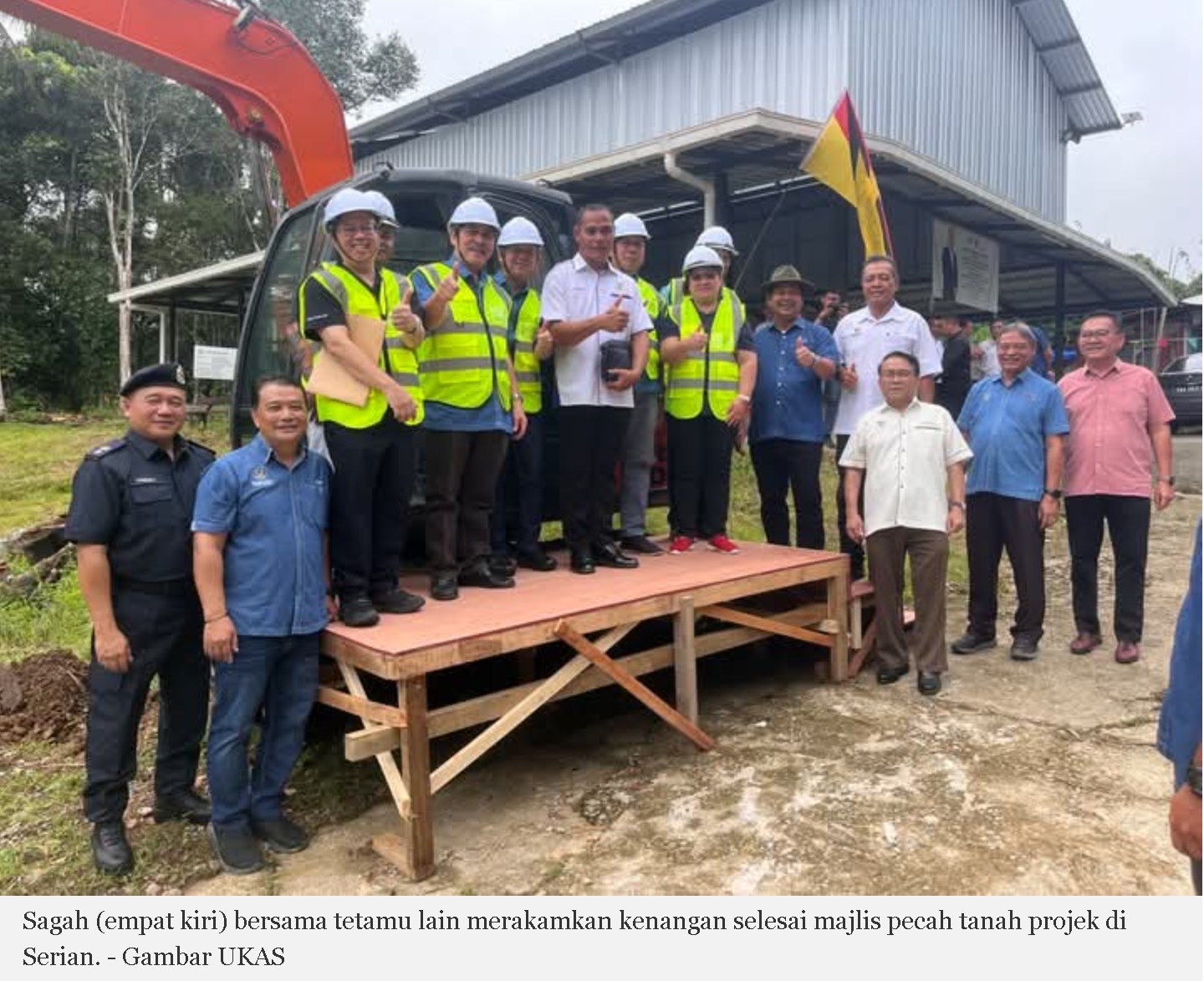 GKCDA Peruntuk RM1.67 Juta Untuk Naik Taraf Tebingan Sungai Kg Ampungan Di Serian