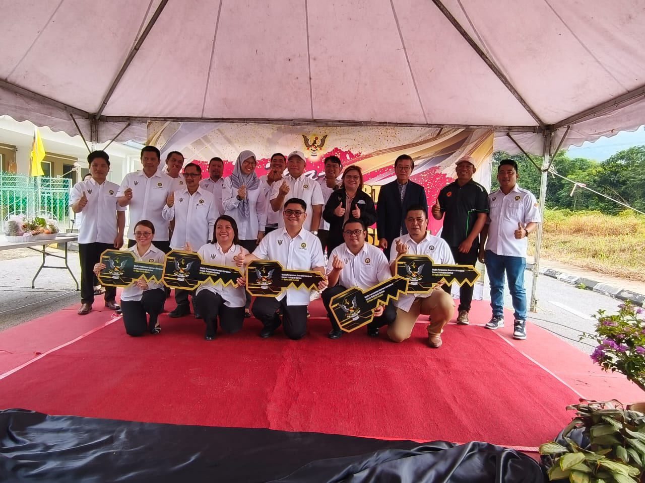 Perasmian Kuarters Rasau