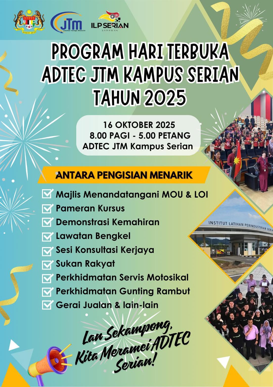 Program Hari Terbuka ADTEC JTM Kampus Serian 2025