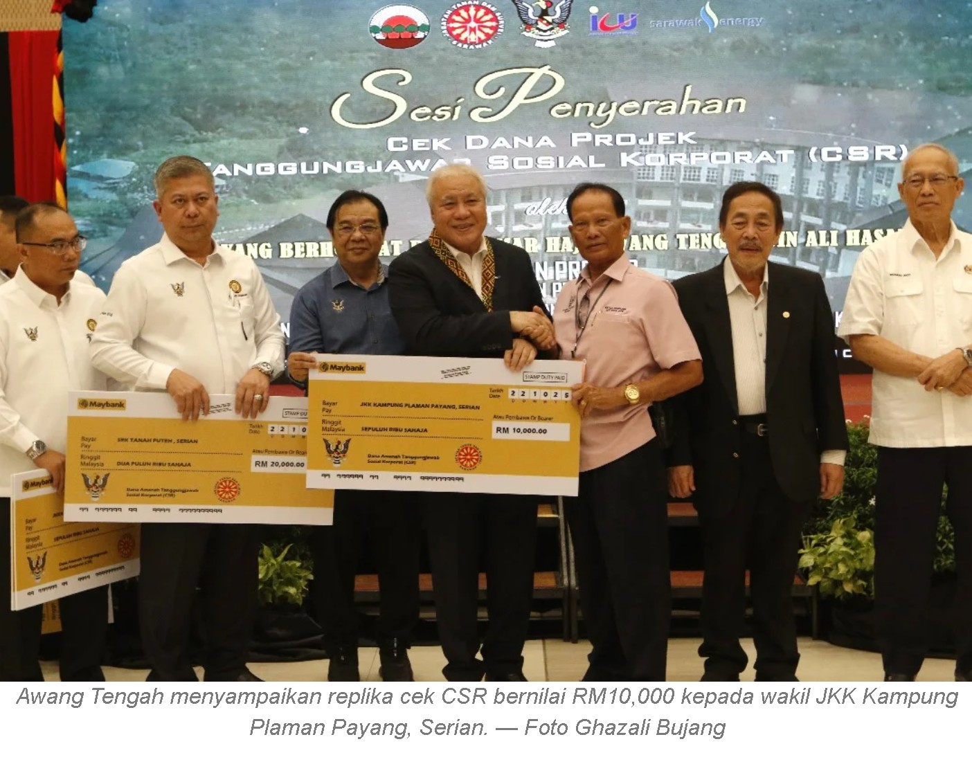 Tiga kampung di Serian terima bantuan CSR berjumlah RM110,000