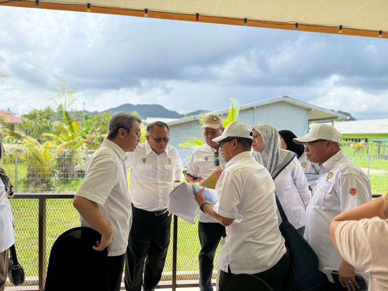 Setiausaha Kerajaan Sarawak Tinjau Tapak Projek Pejabat Daerah Siburan Baharu & Kuarters Kediaman