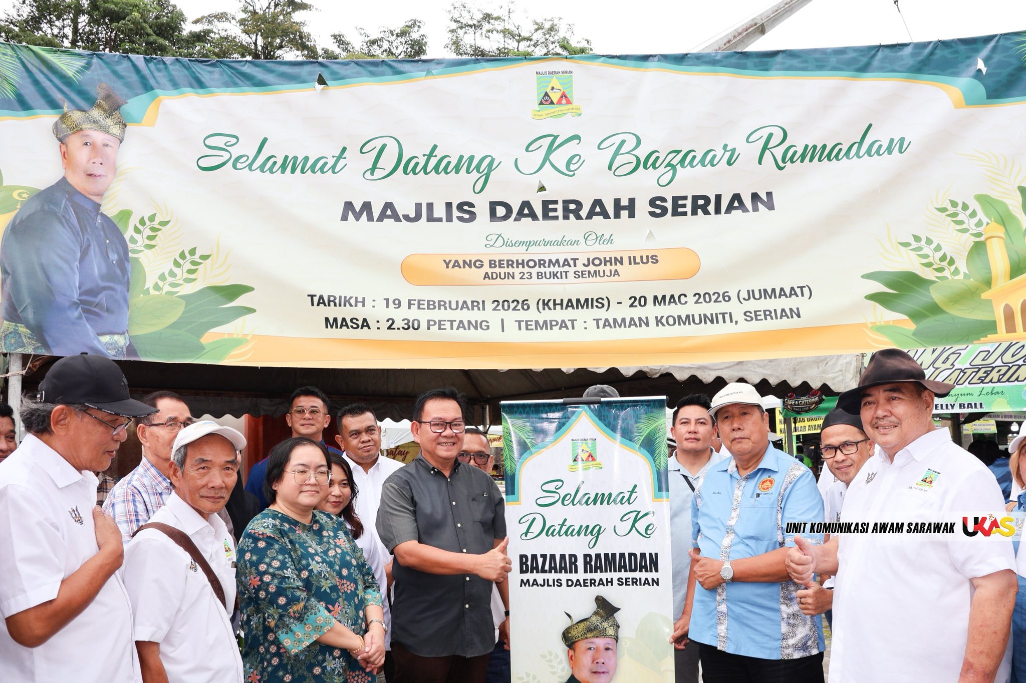 Bazaar Ramadan Serian Meriah, Naik Taraf Taman Komuniti RM3 Juta Bakal Ubah Wajah Bandar