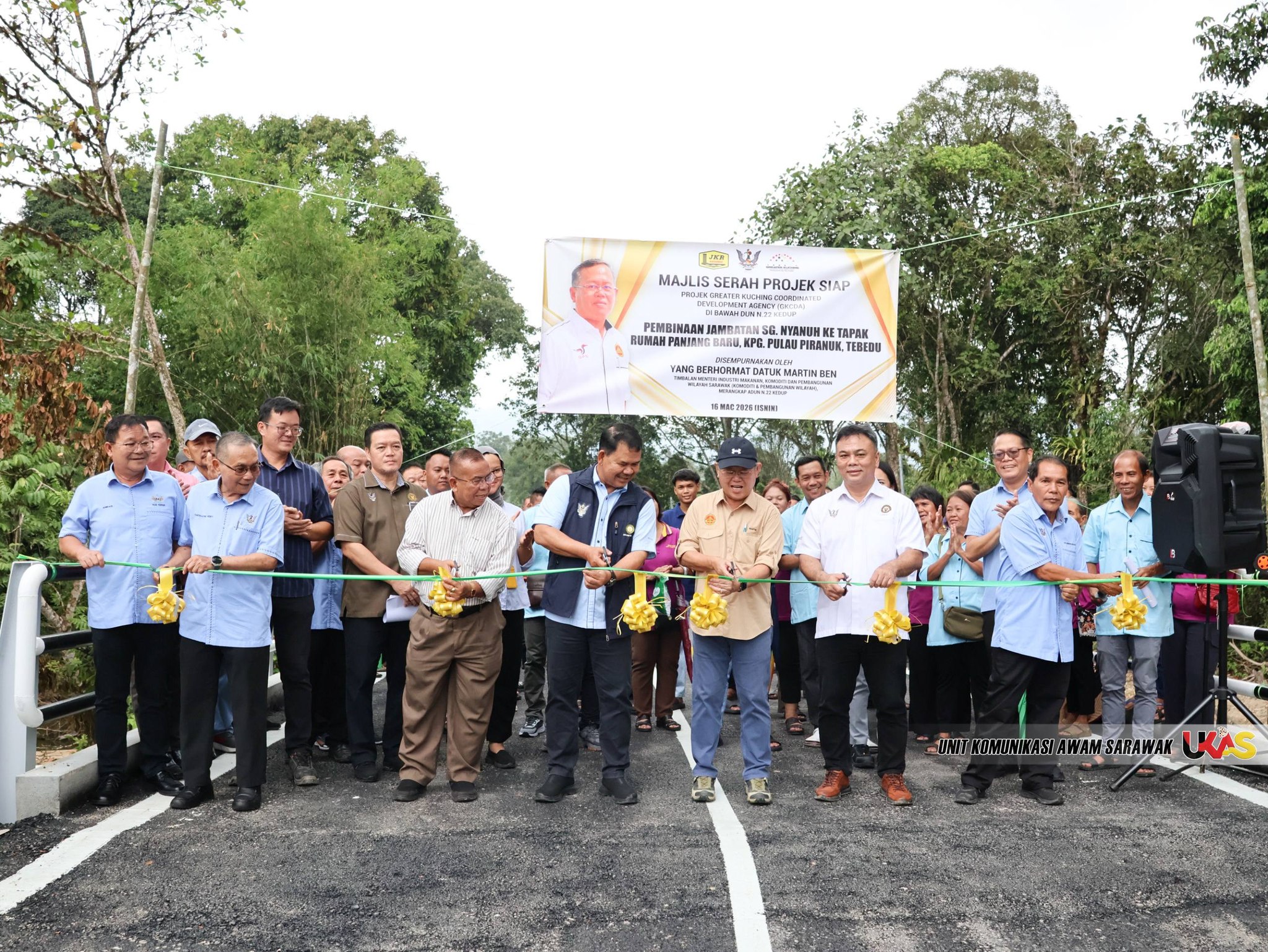 Jambatan Sungai Nyanuh Siap Dibina, Perkukuh Akses & Aktiviti Ekonomi Penduduk