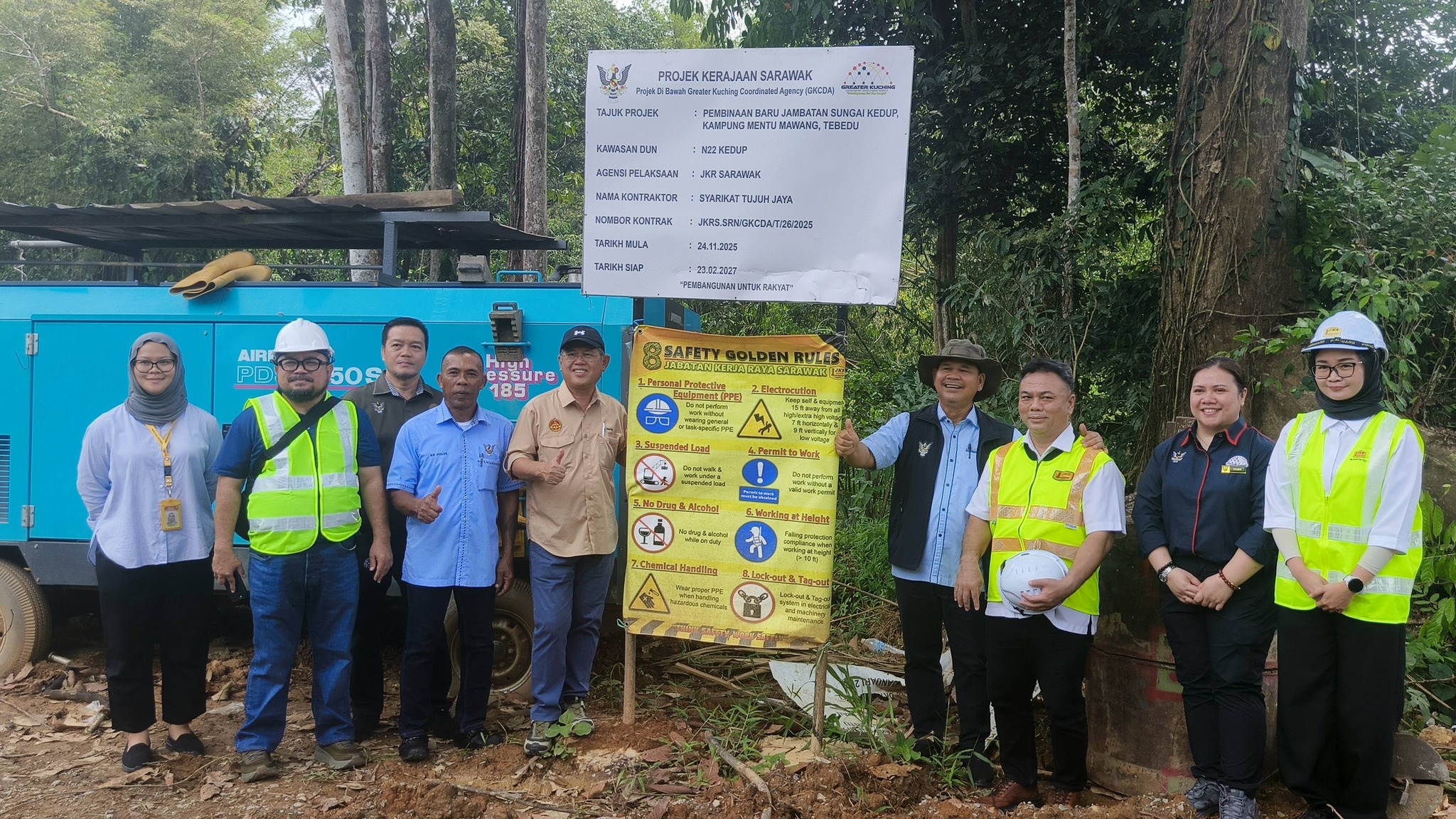 RM4.968 Juta Peruntukan GKCDA Perkasa Infrastruktur Di DUN Kedup