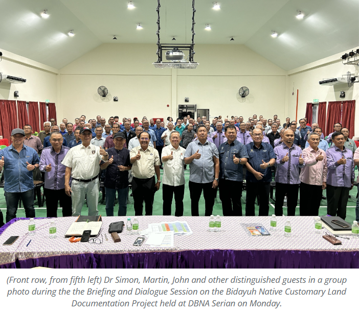 Boundary Disputes Slow Bidayuh NCR Land Documentation, says Martin Ben